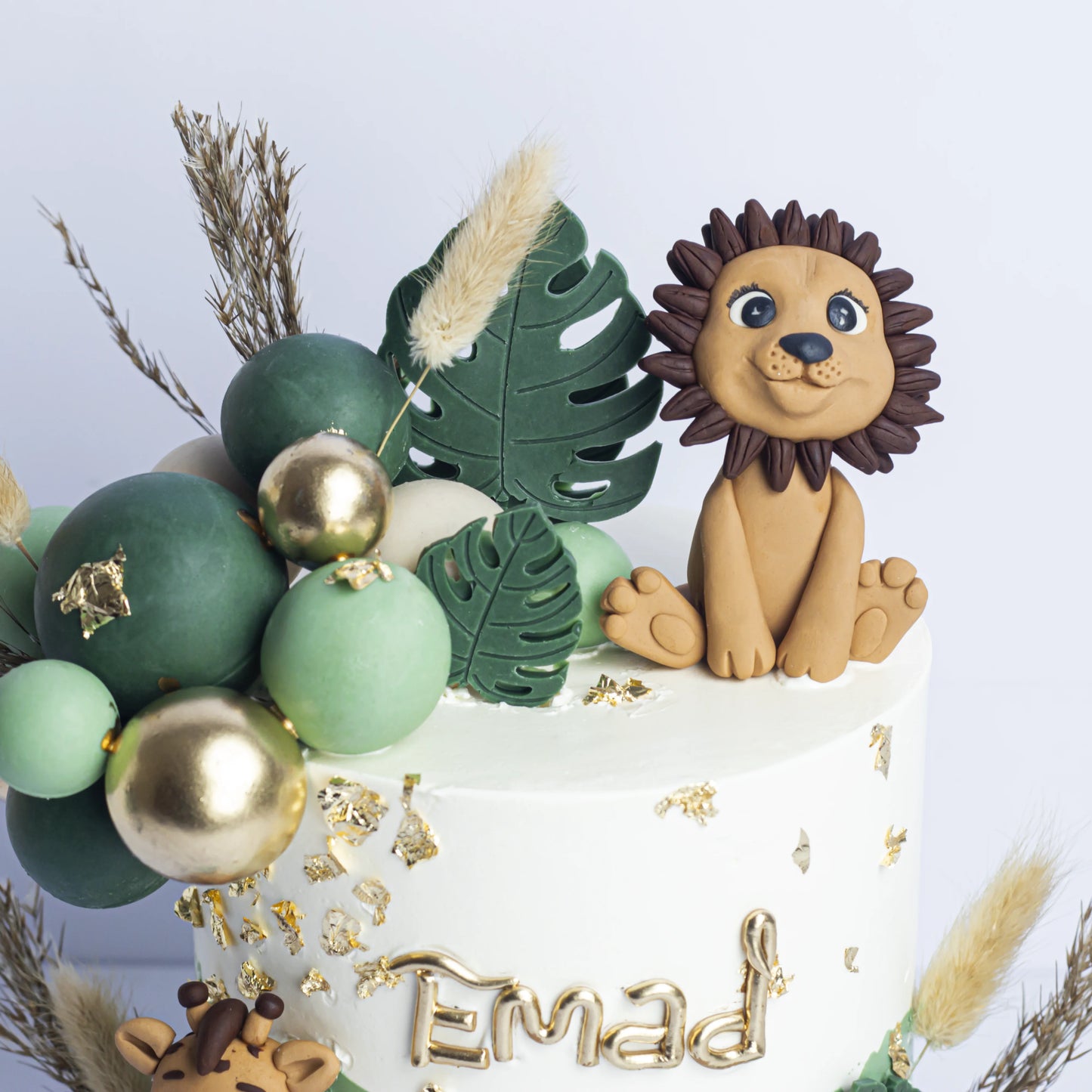 Jungle Theme Birthday Cake