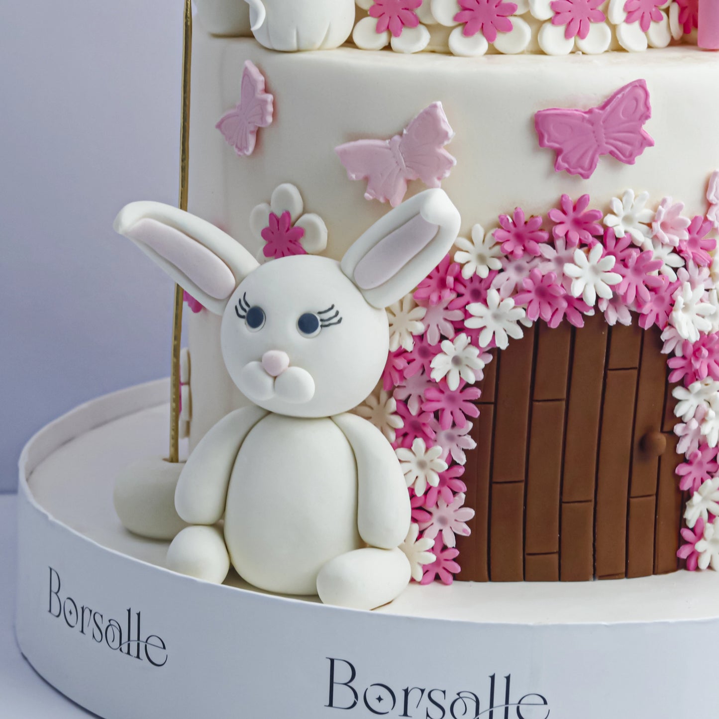 Two-Tier Girl Birthday Cake