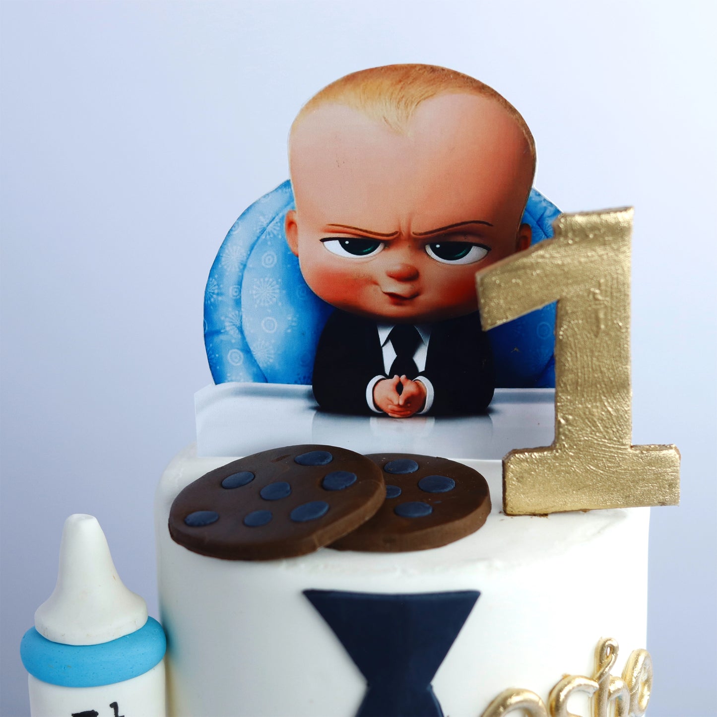 Boss Baby's Executive Two-Tier Cake