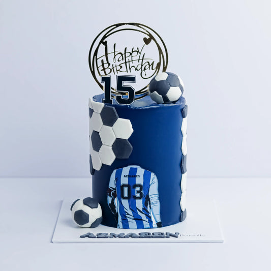 Argentine Football Theme Cake