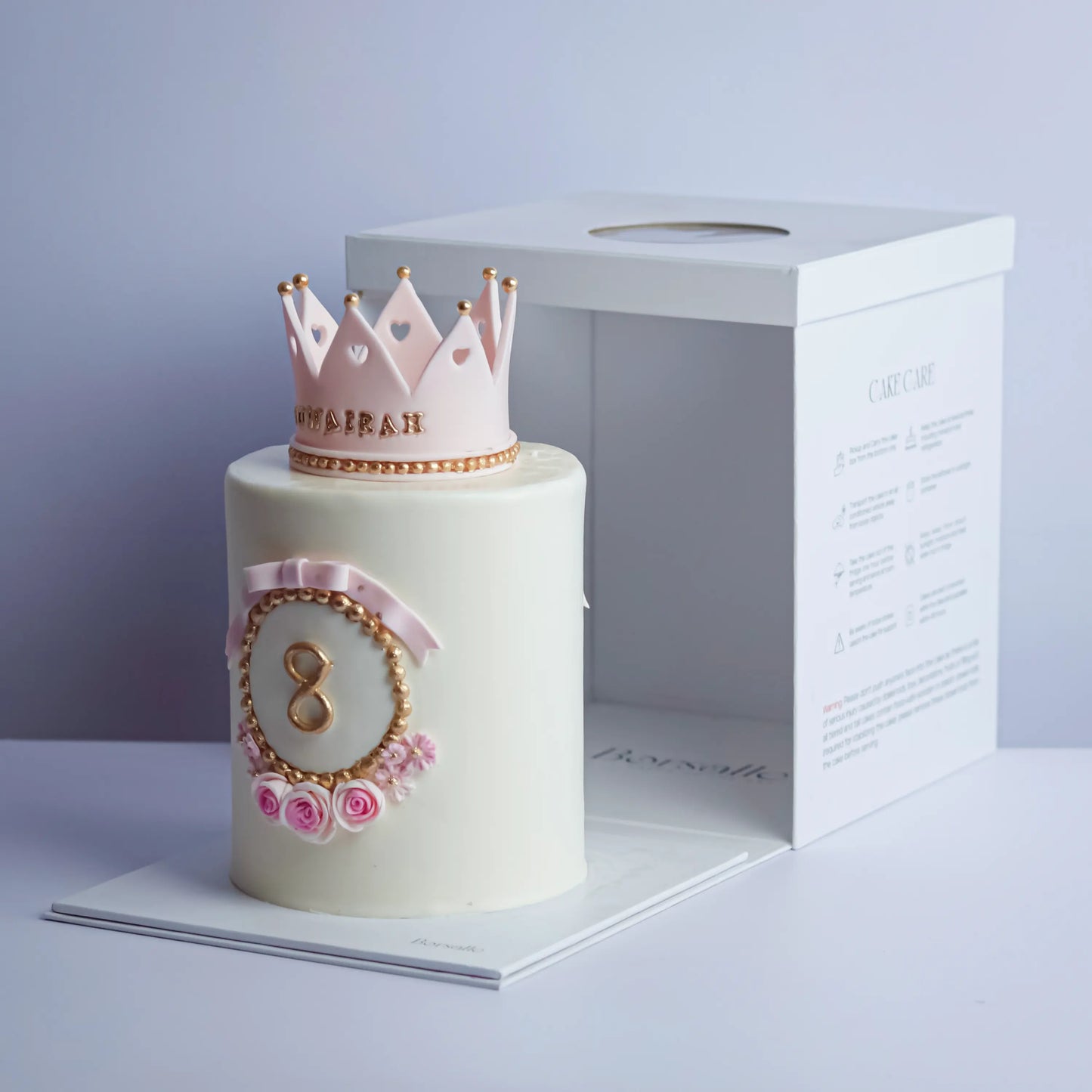 Princess Crown Birthday Cake