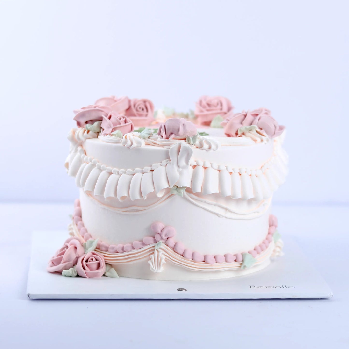 Classic Floral Buttery Cake