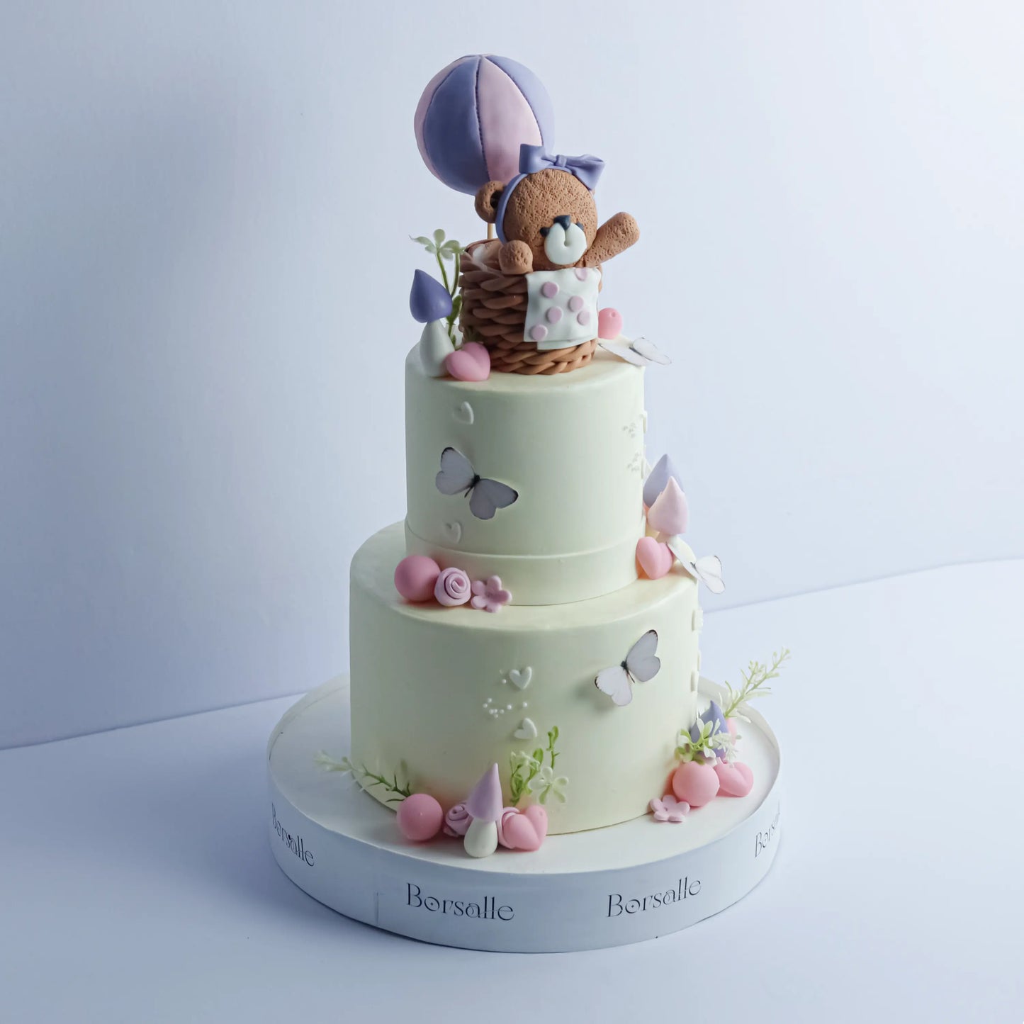 Two-Tier Teddy Bear Cake