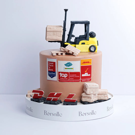 Logistics Forklift Cake