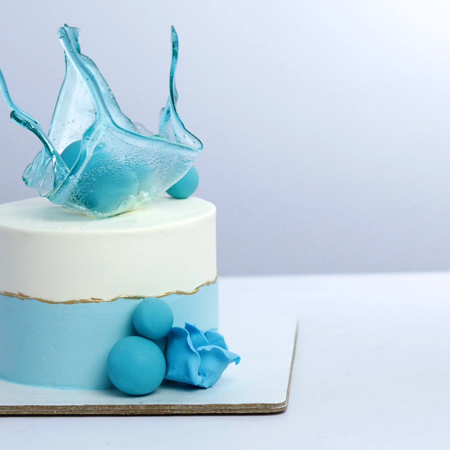 Cloudy Blue Sail Cake