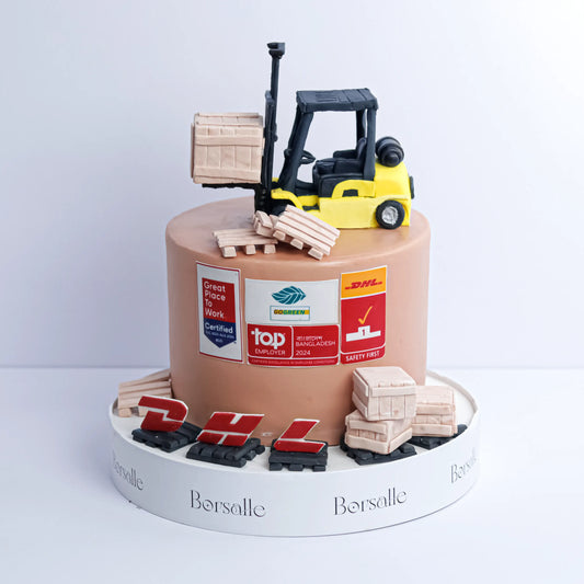 Logistics Forklift Cake