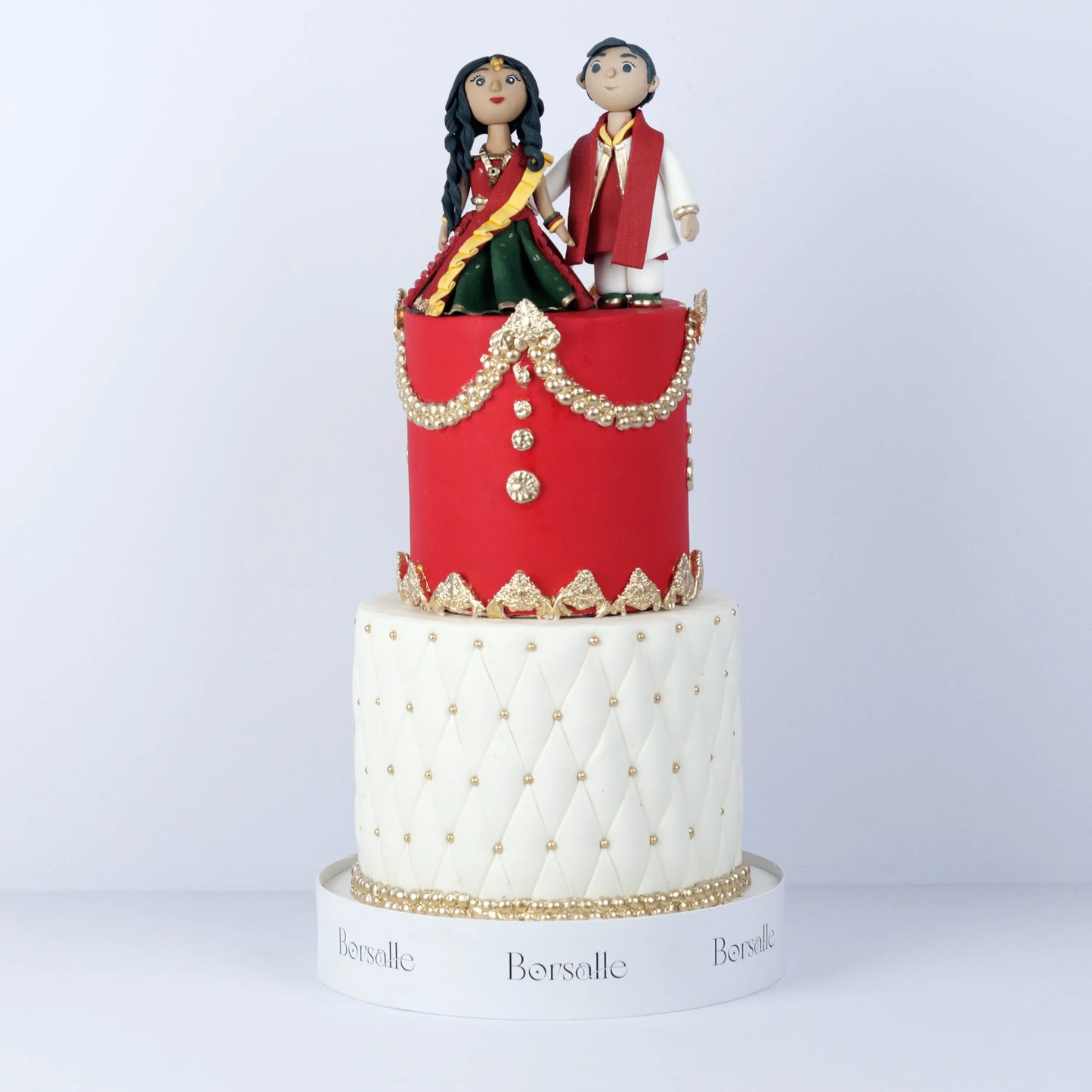 Two-Tier Heritage Couple Cake