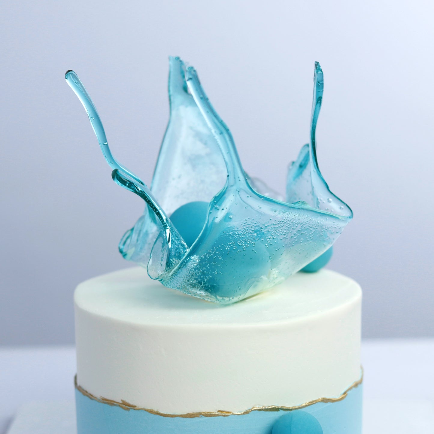 Cloudy Blue Sail Cake