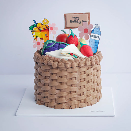 Fruit Basket Birthday Cake
