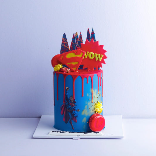 Superman Theme Cake