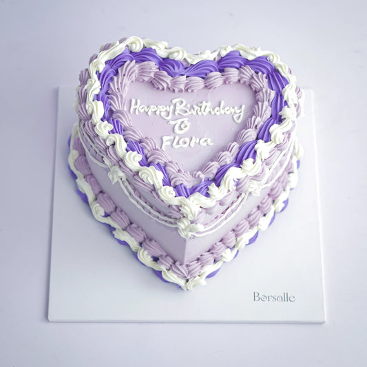 Heart Shaped Buttercream Cake
