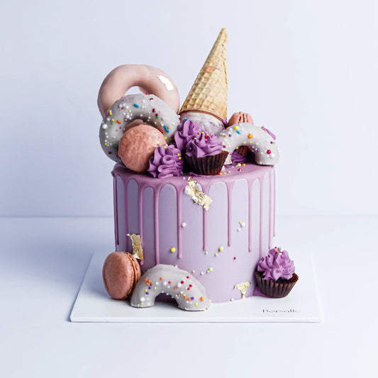 Ice Cream Cone Doughnut Cake