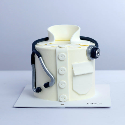 Doctor's Theme Celebration Cake