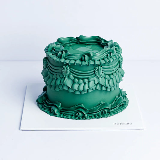 Green Vintage Cake