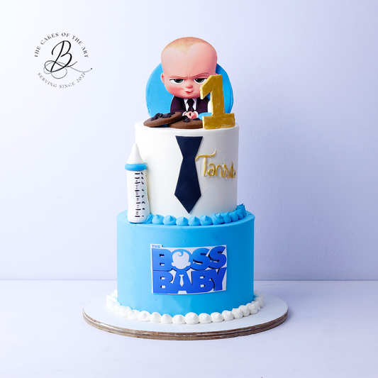 Two-Tiers Boss Baby Cake