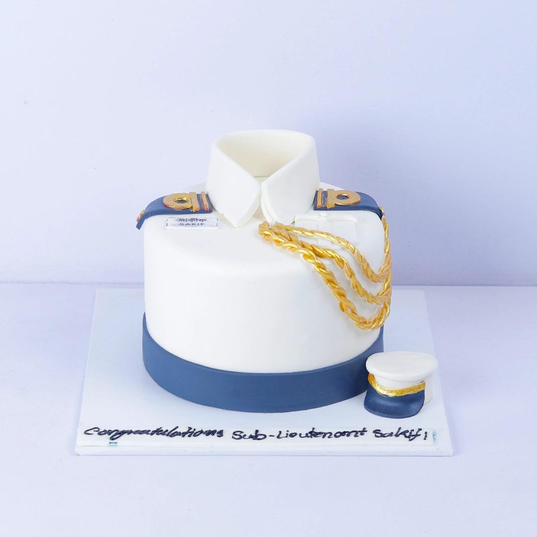 'Aye Aye Liueutenant' Celebration Cake - Borsalle