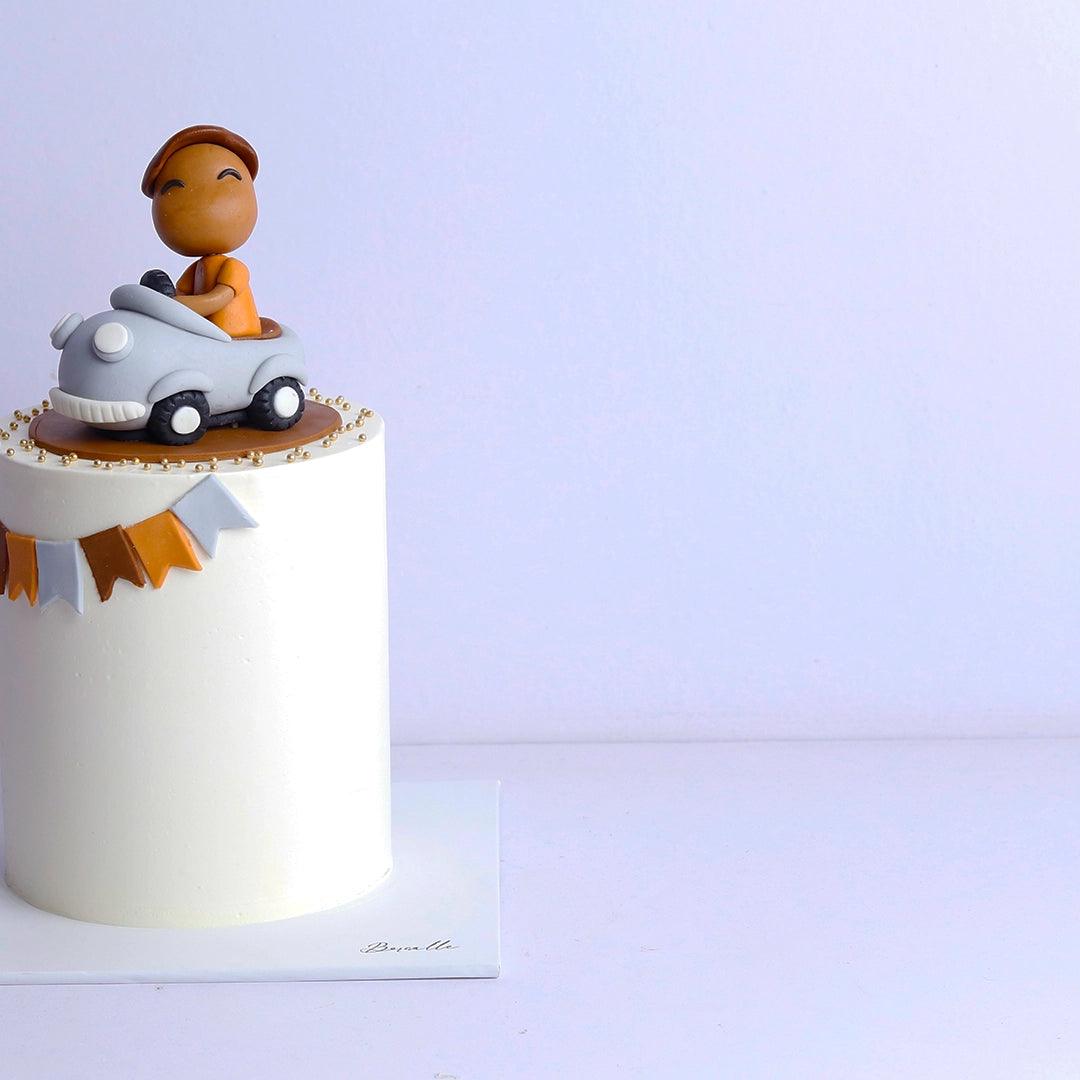 Baby Car theme cake - Borsalle