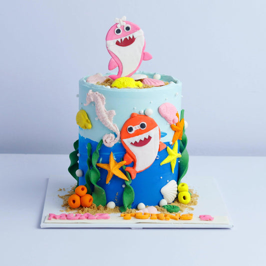 Baby Shark Splash Cake - Borsalle