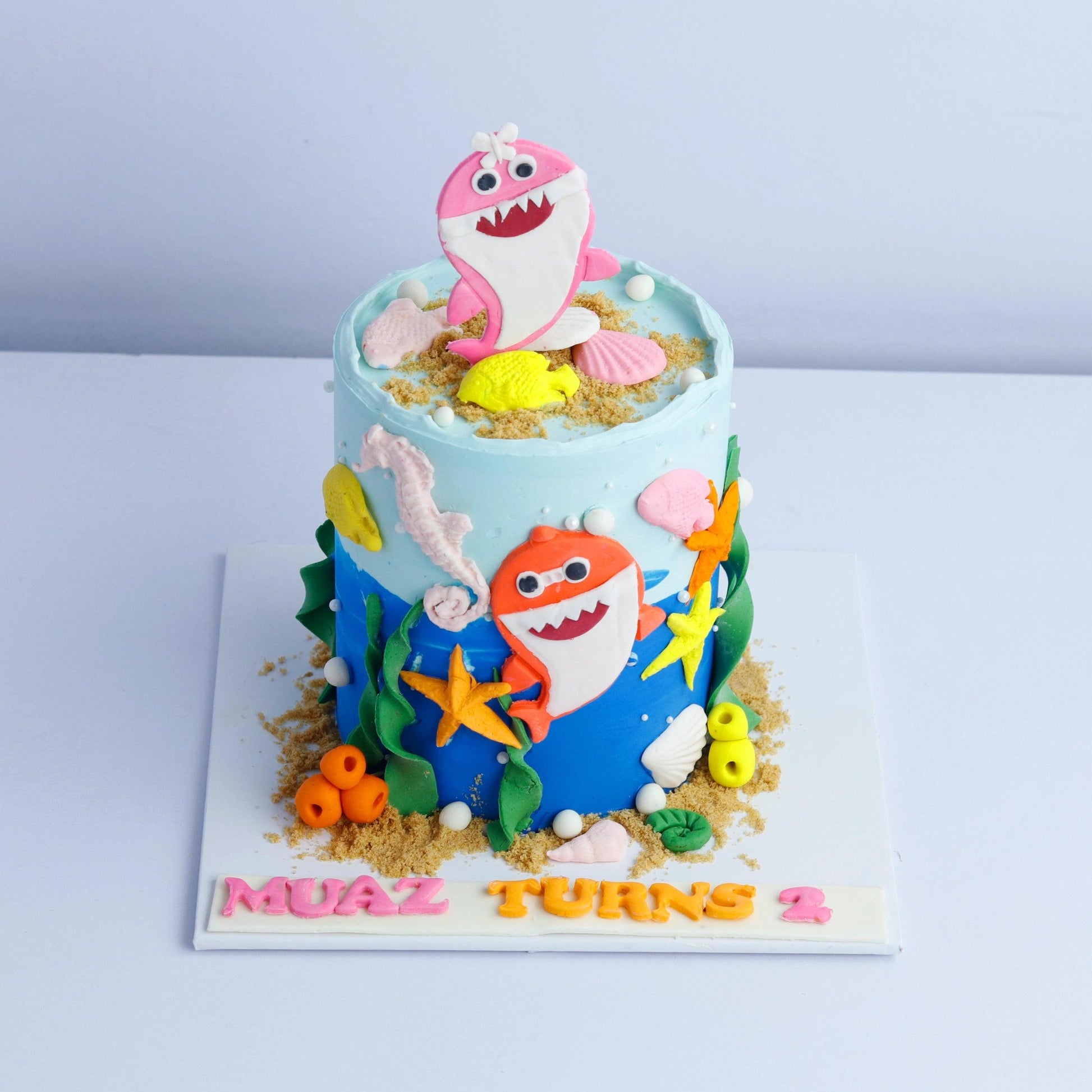 Baby Shark Splash Cake - Borsalle