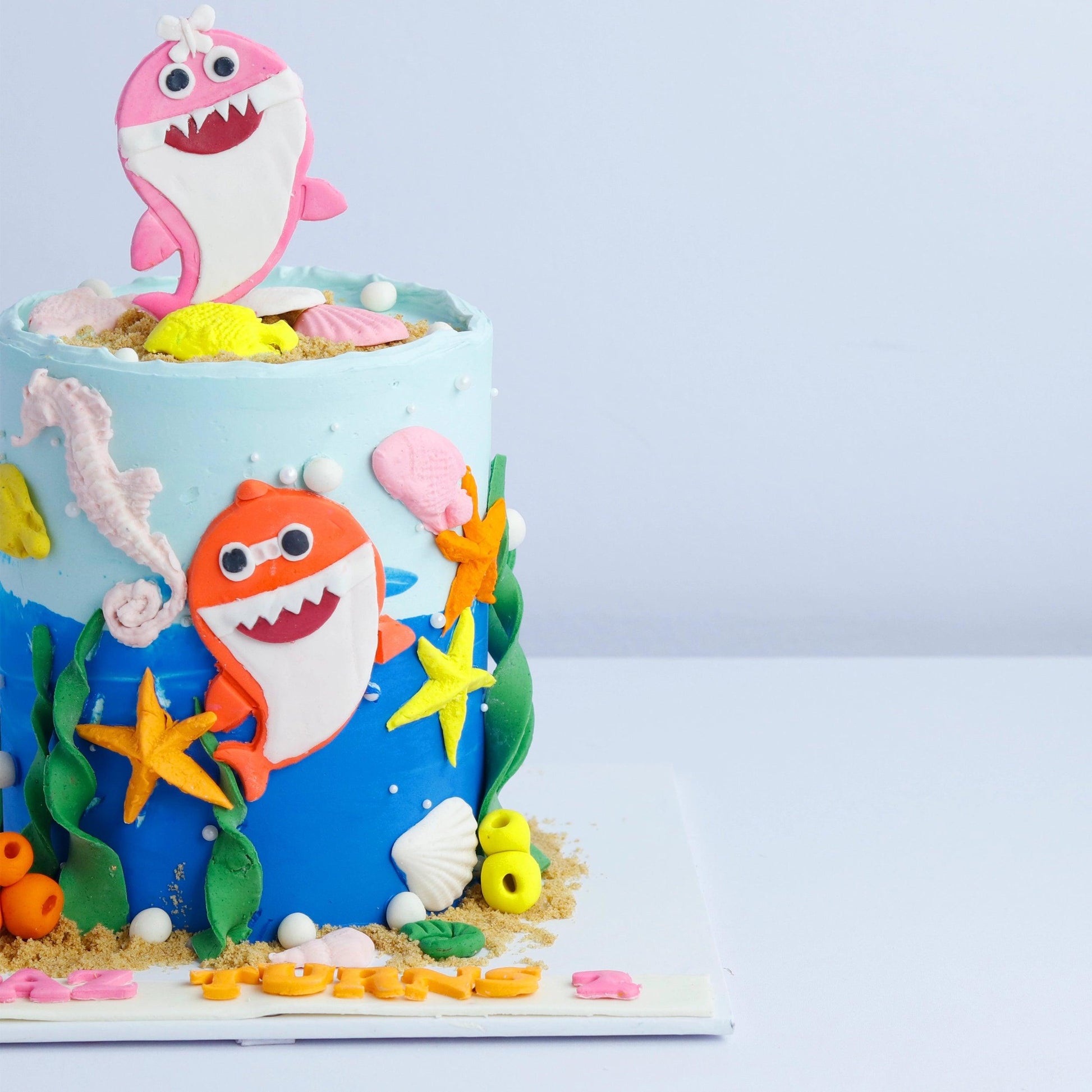 Baby Shark Splash Cake - Borsalle