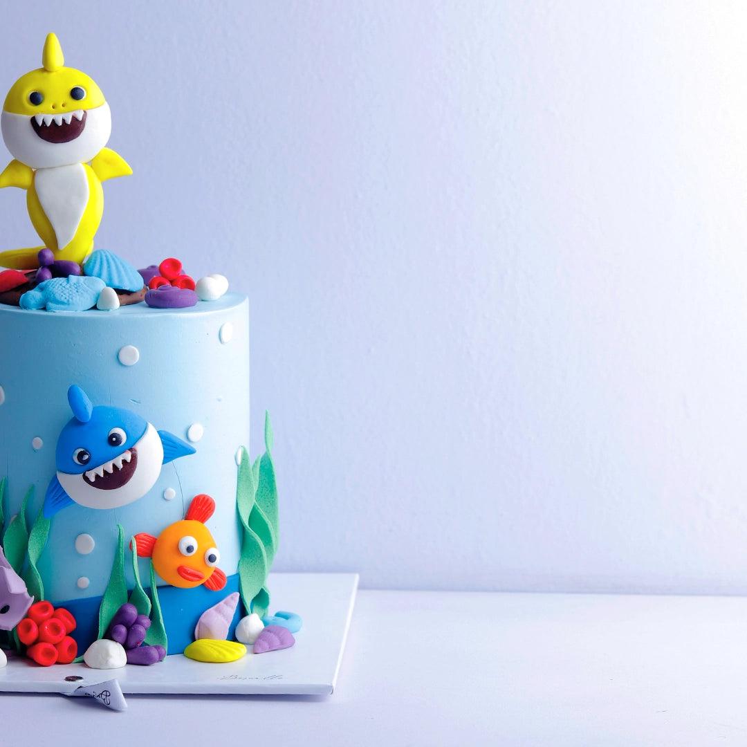 Baby Shark Theme Cake - Borsalle