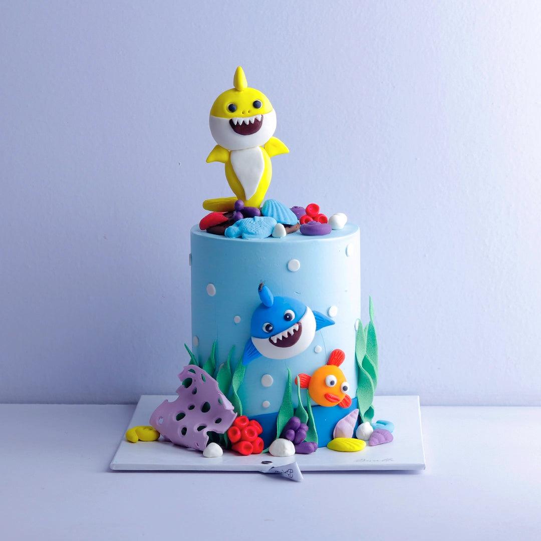 Baby Shark Theme Cake - Borsalle