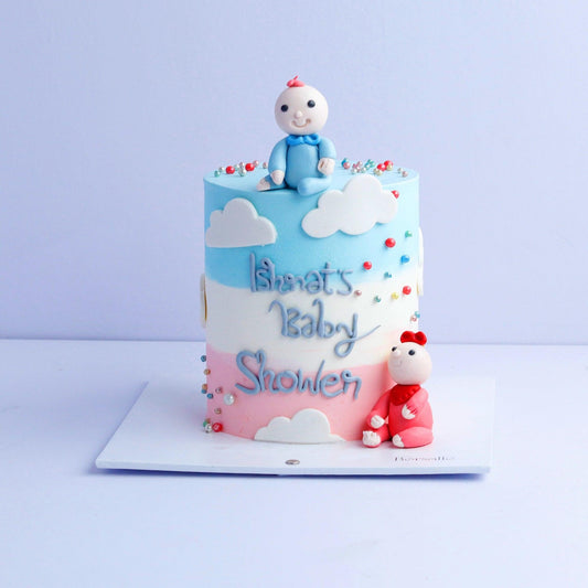 Baby Shower Theme Cake - Borsalle