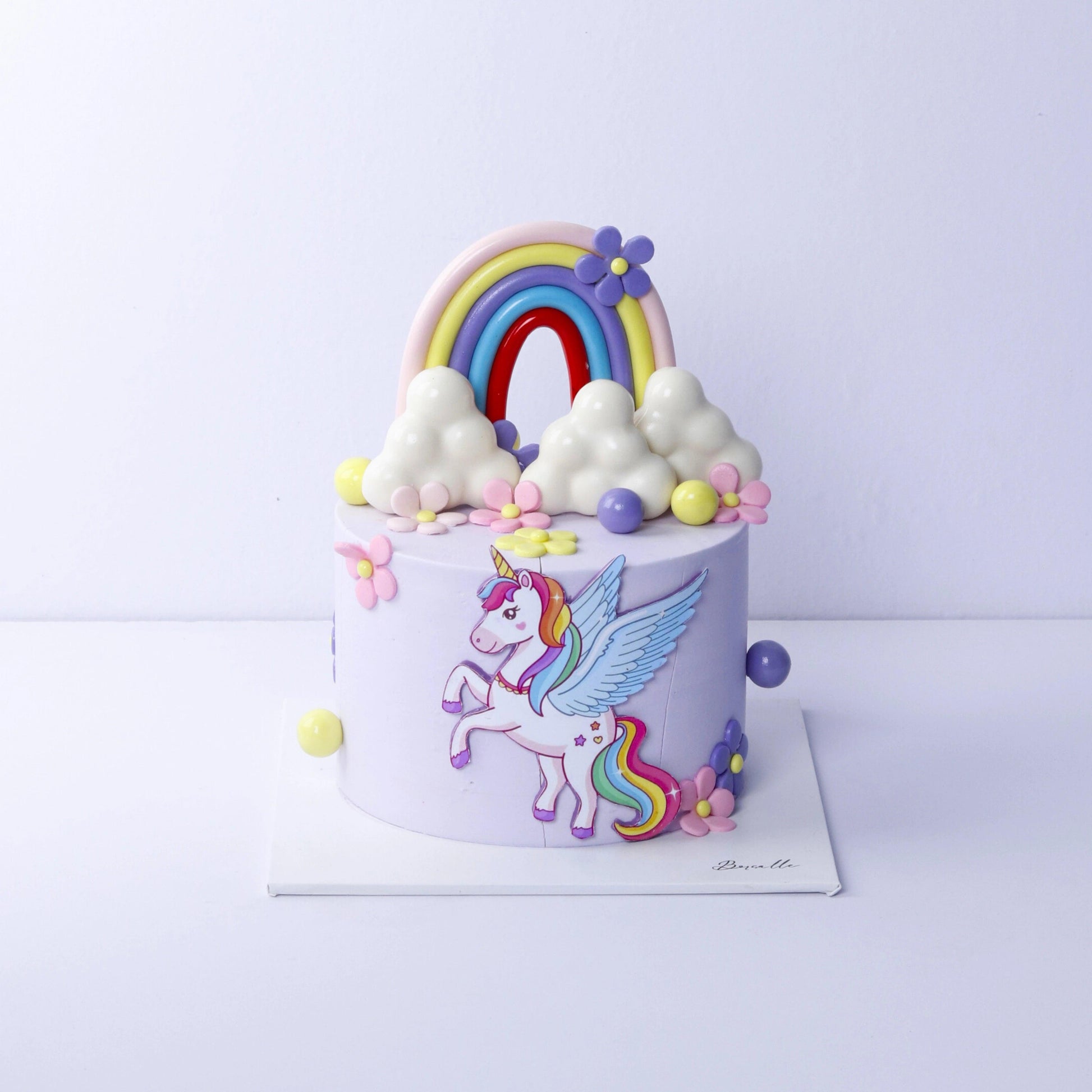 Baby Unicorn Rainbow Cake - Borsalle