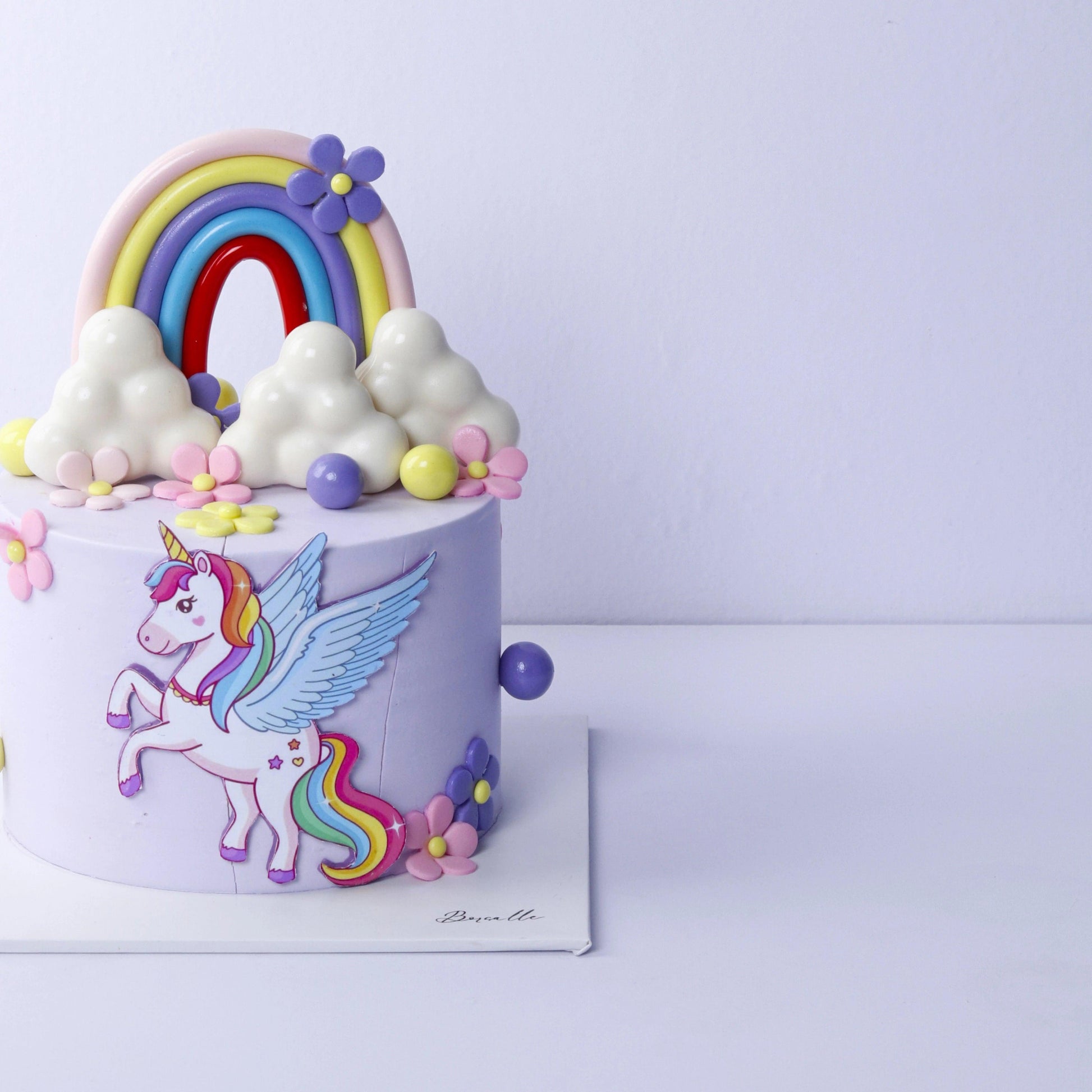 Baby Unicorn Rainbow Cake - Borsalle