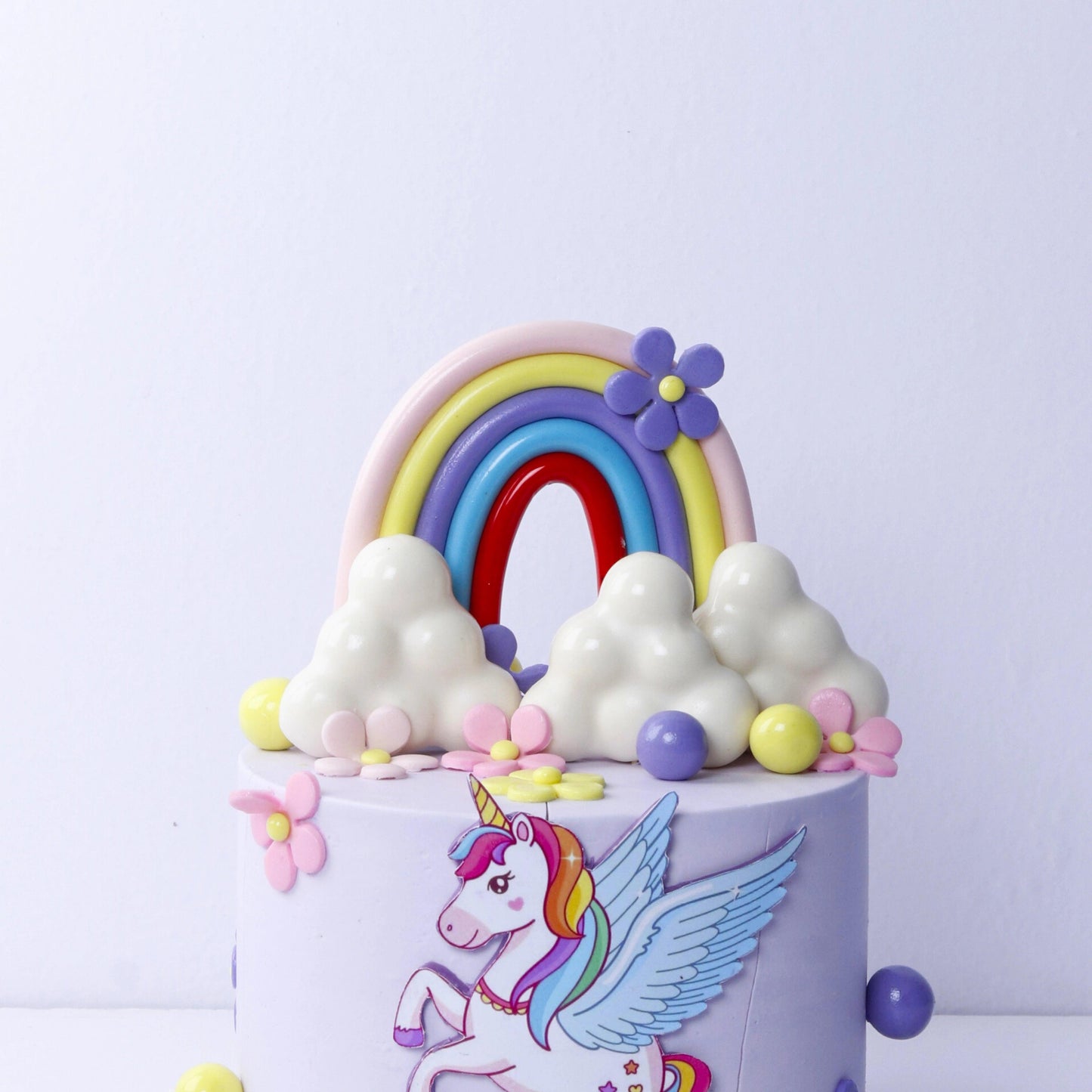 Baby Unicorn Rainbow Cake - Borsalle