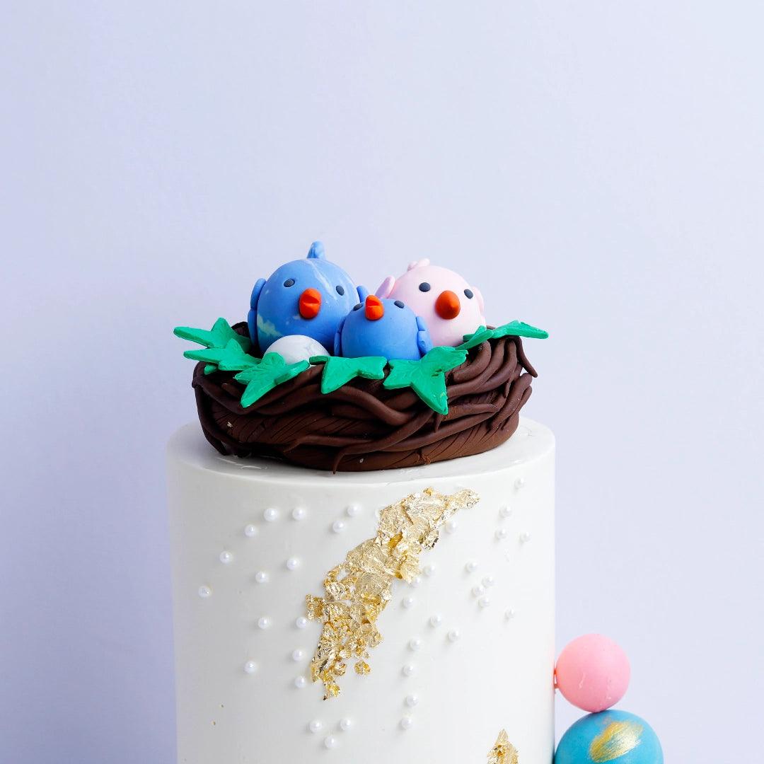 Bird Nest Couple Cake - Borsalle