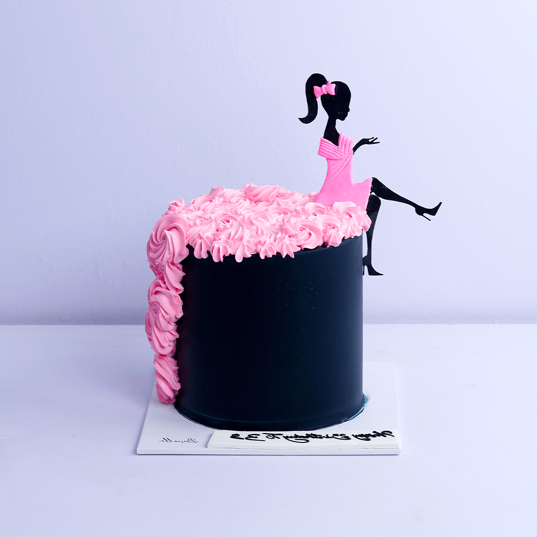 Black Barbie Cake - Borsalle