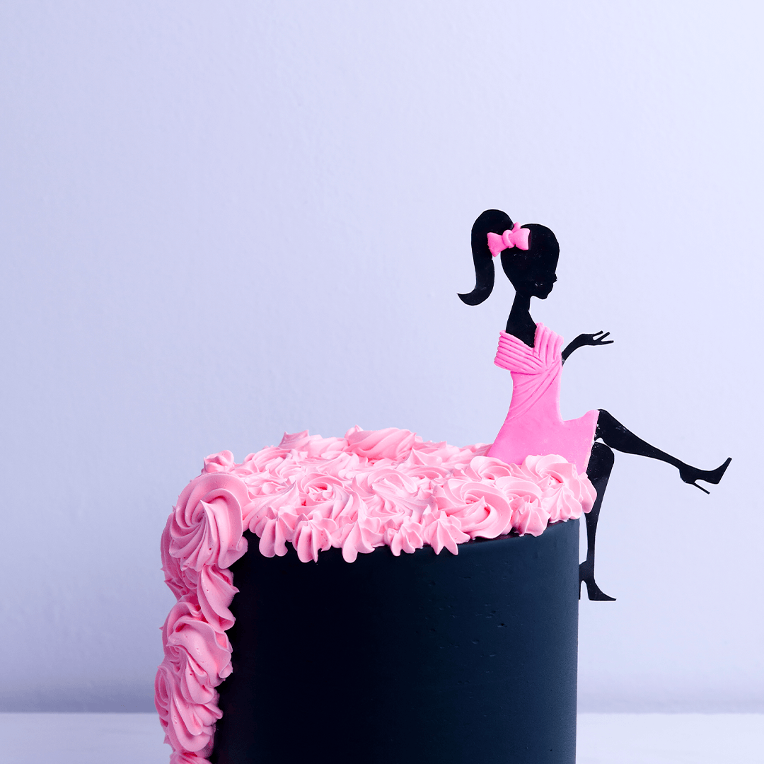 Black Barbie Cake - Borsalle