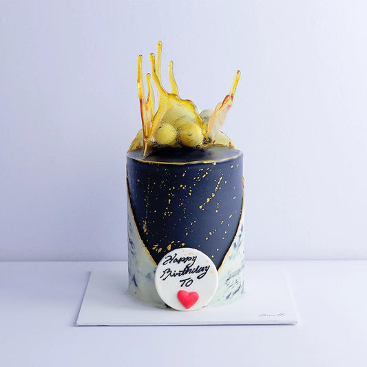 Black Gold Treasure Cake - Borsalle