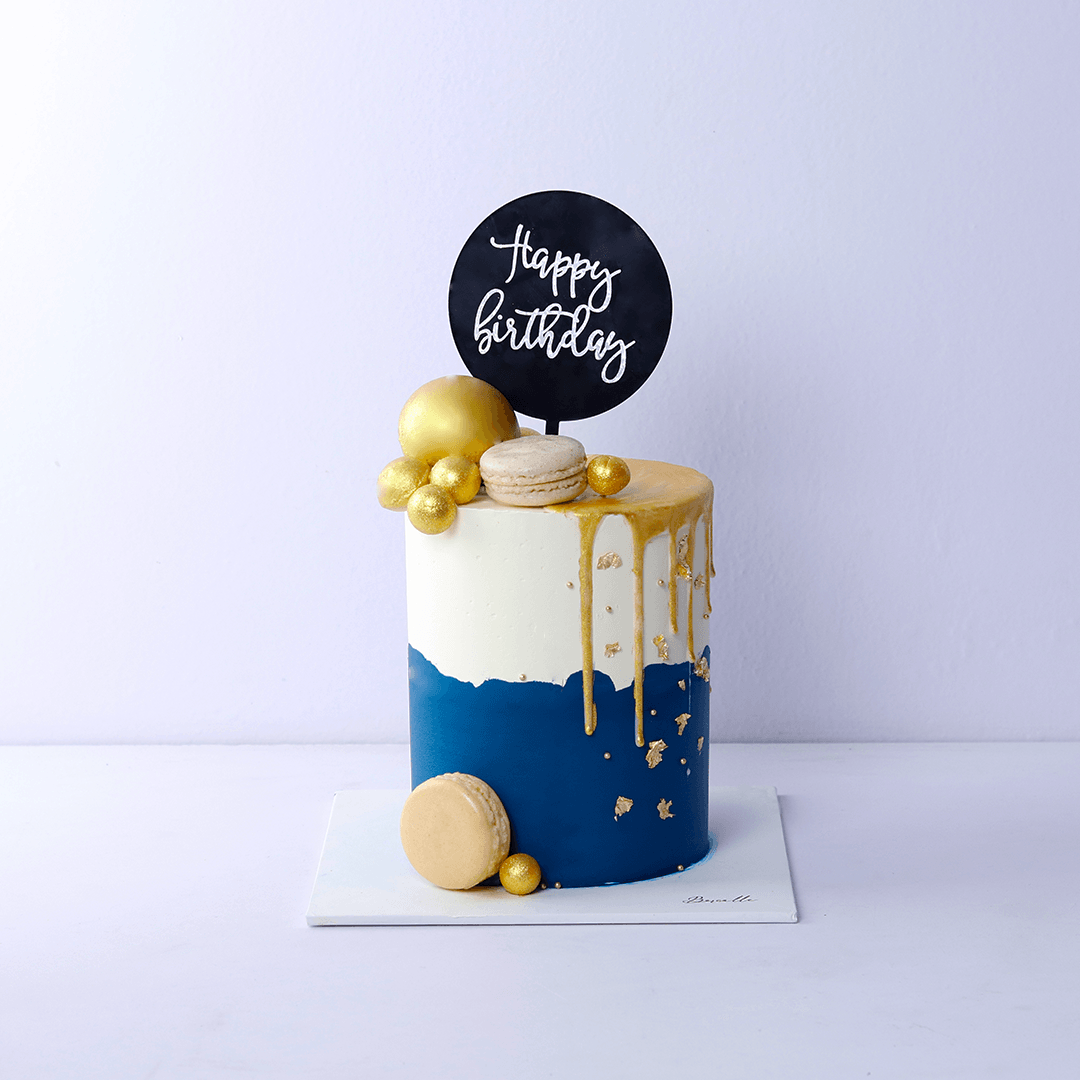 Blue Birthday Cake - Borsalle