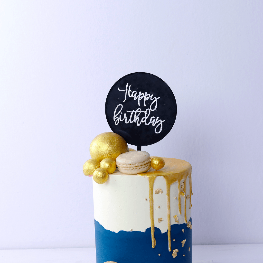 Blue Birthday Cake - Borsalle