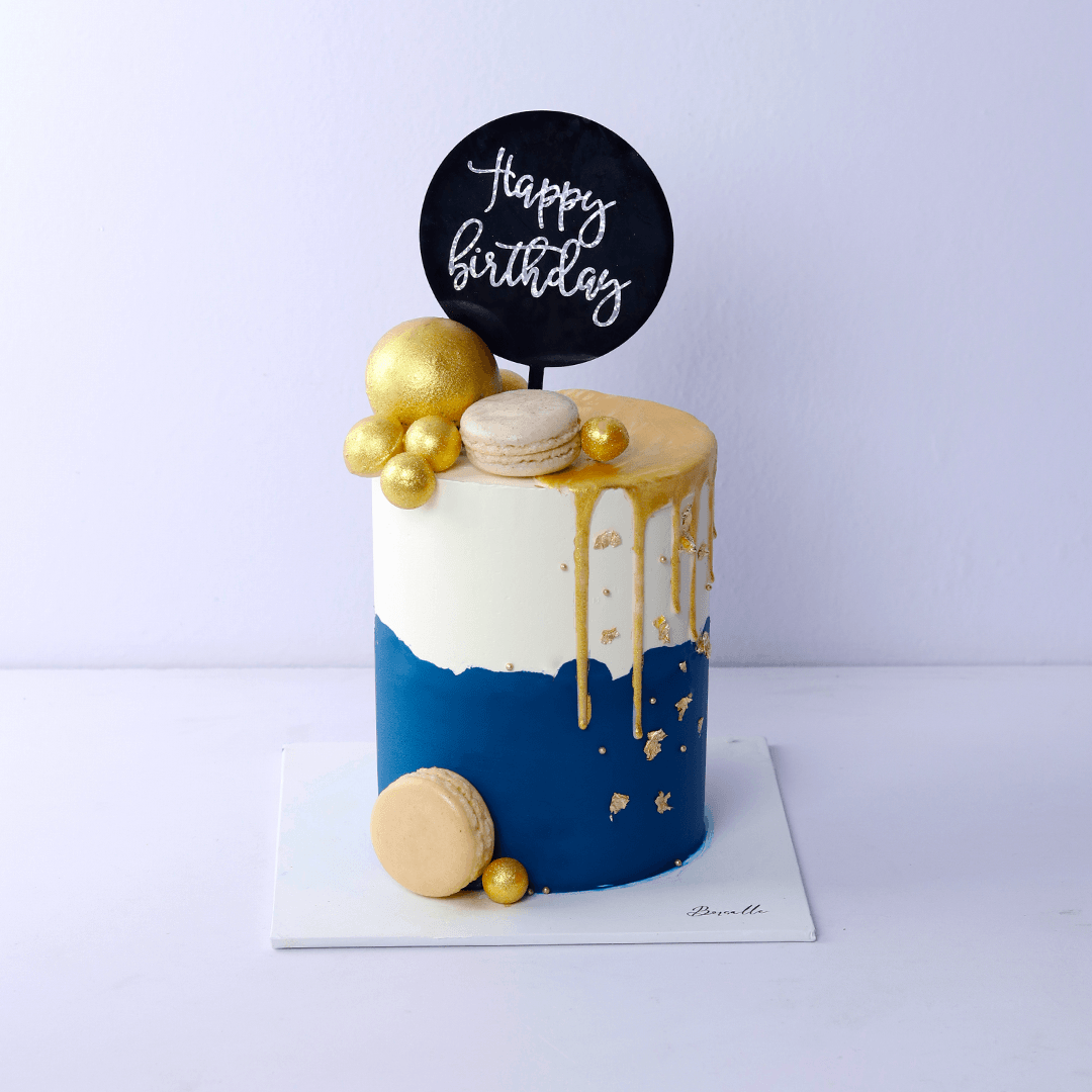 Blue Birthday Cake - Borsalle