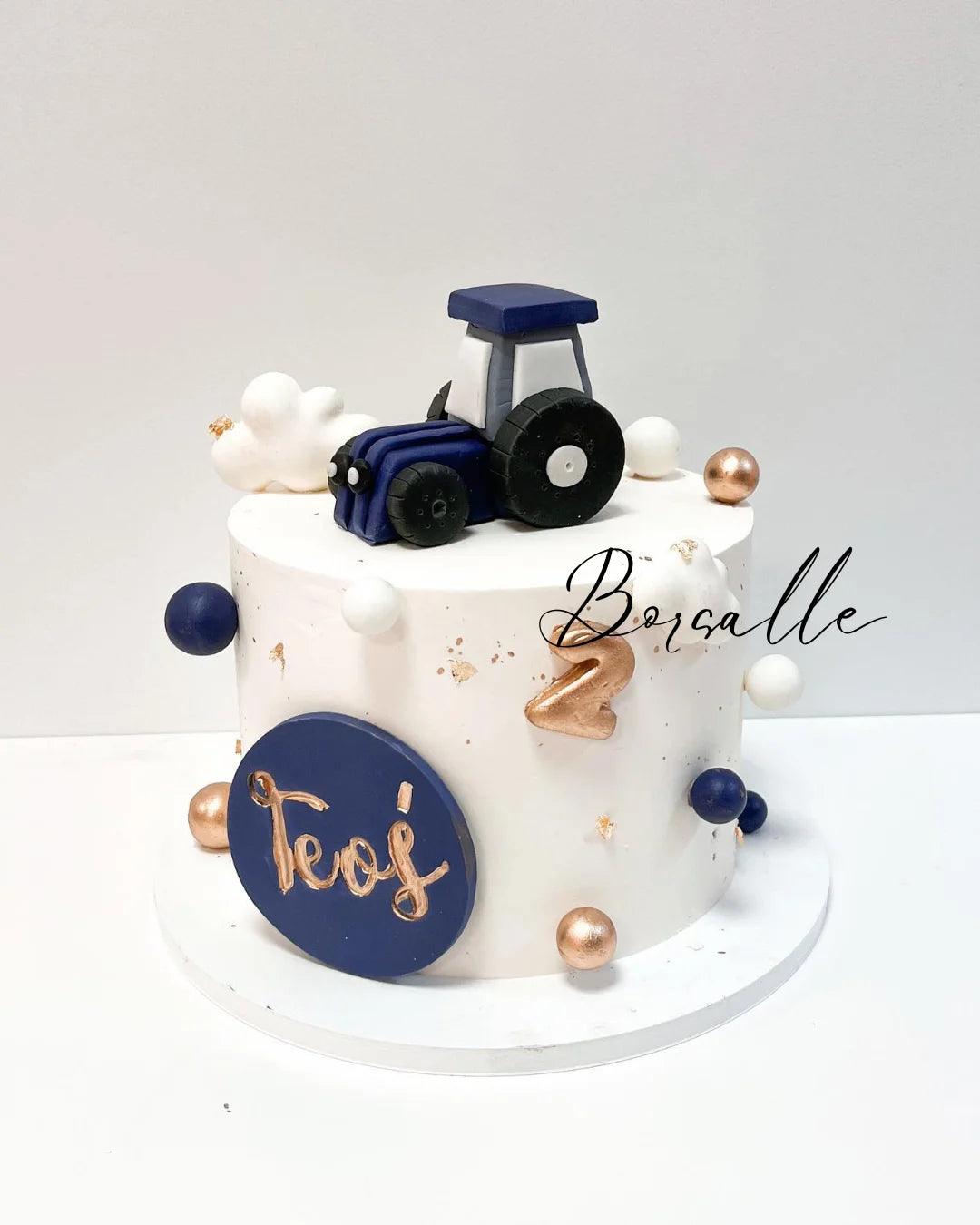 Blue Car Cake - Borsalle