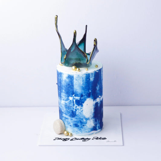 Blue Caramel Sail Cake - Borsalle