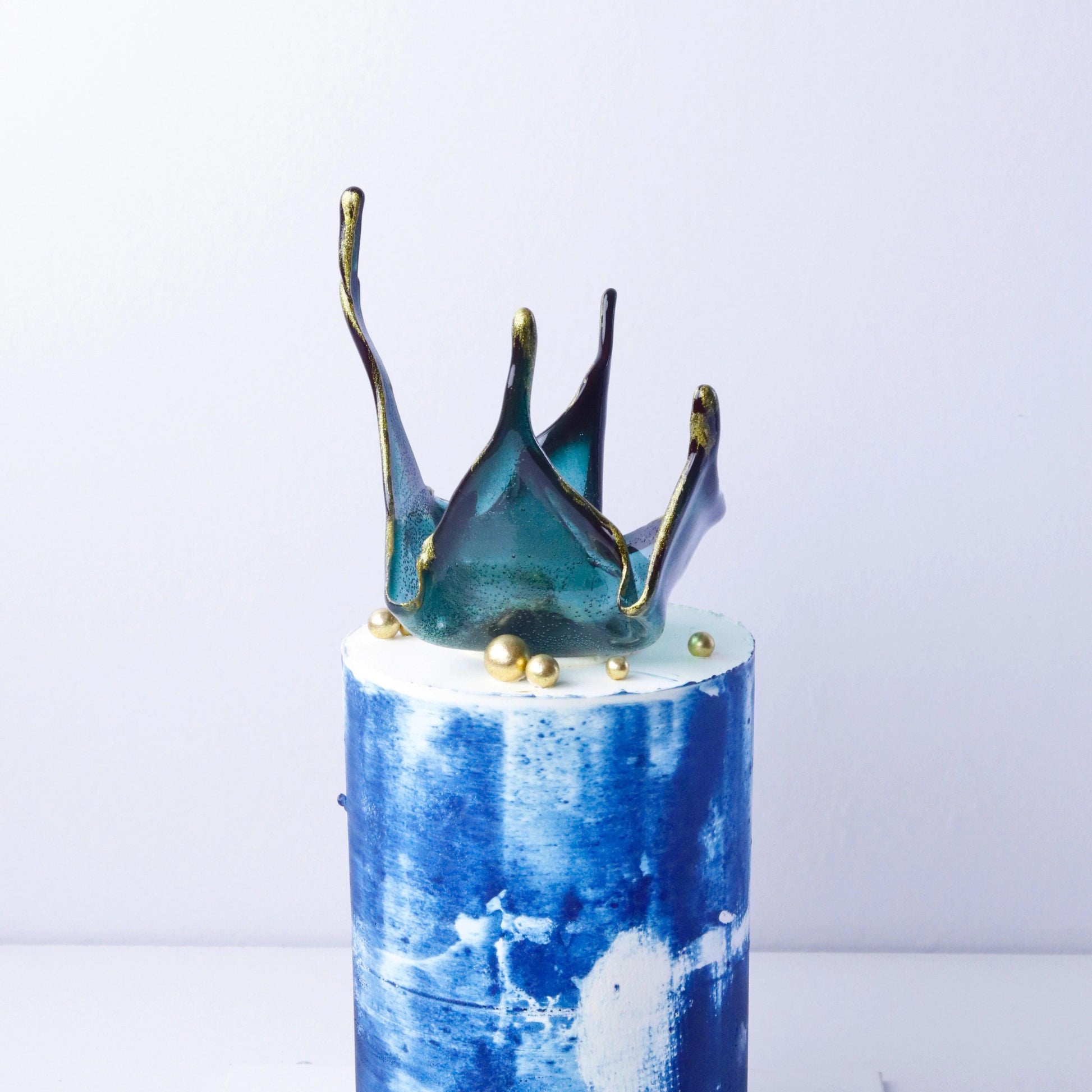 Blue Caramel Sail Cake - Borsalle