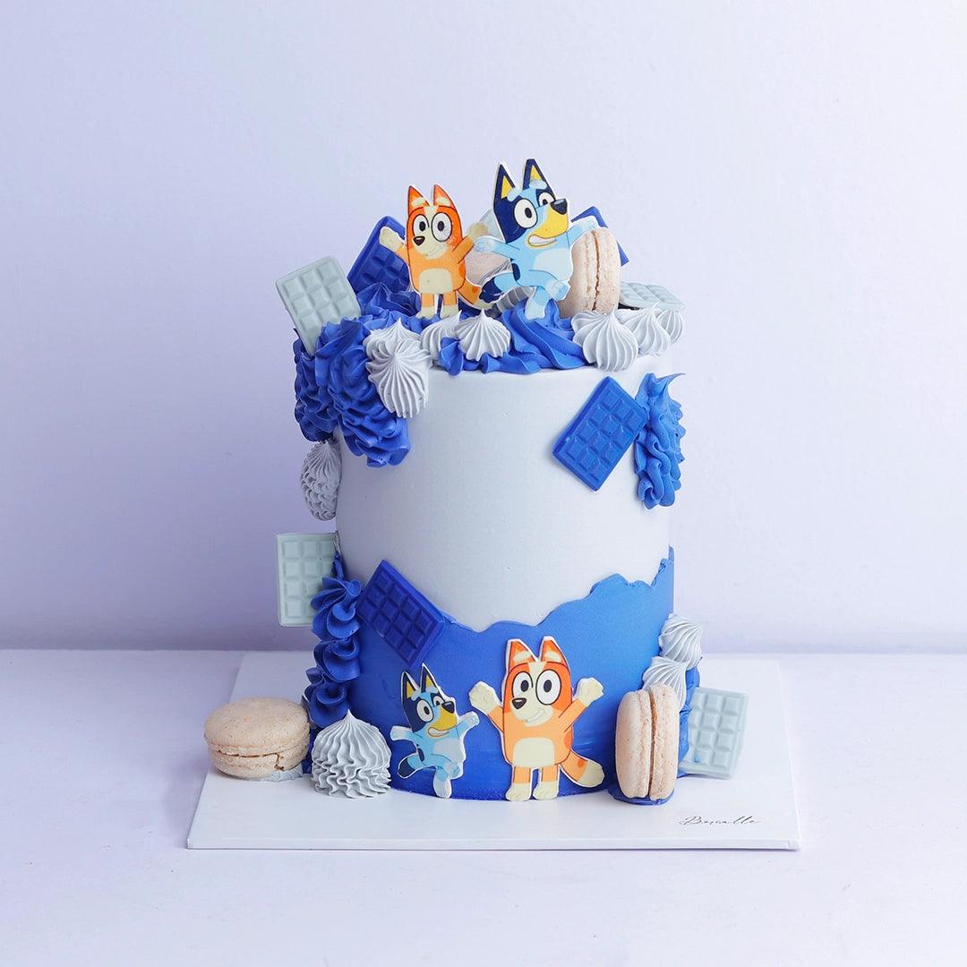 Bluey Theme Cake - Borsalle