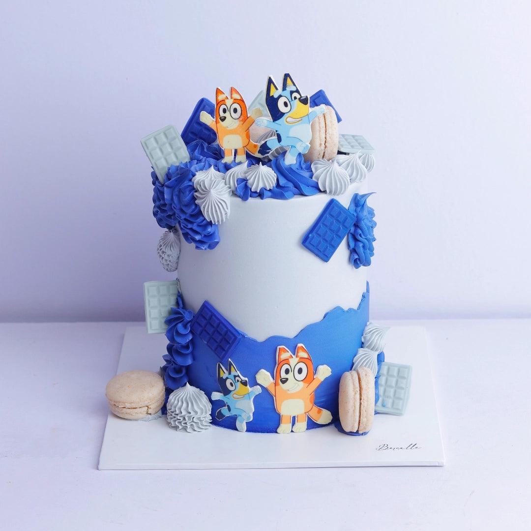 Bluey Theme Cake - Borsalle