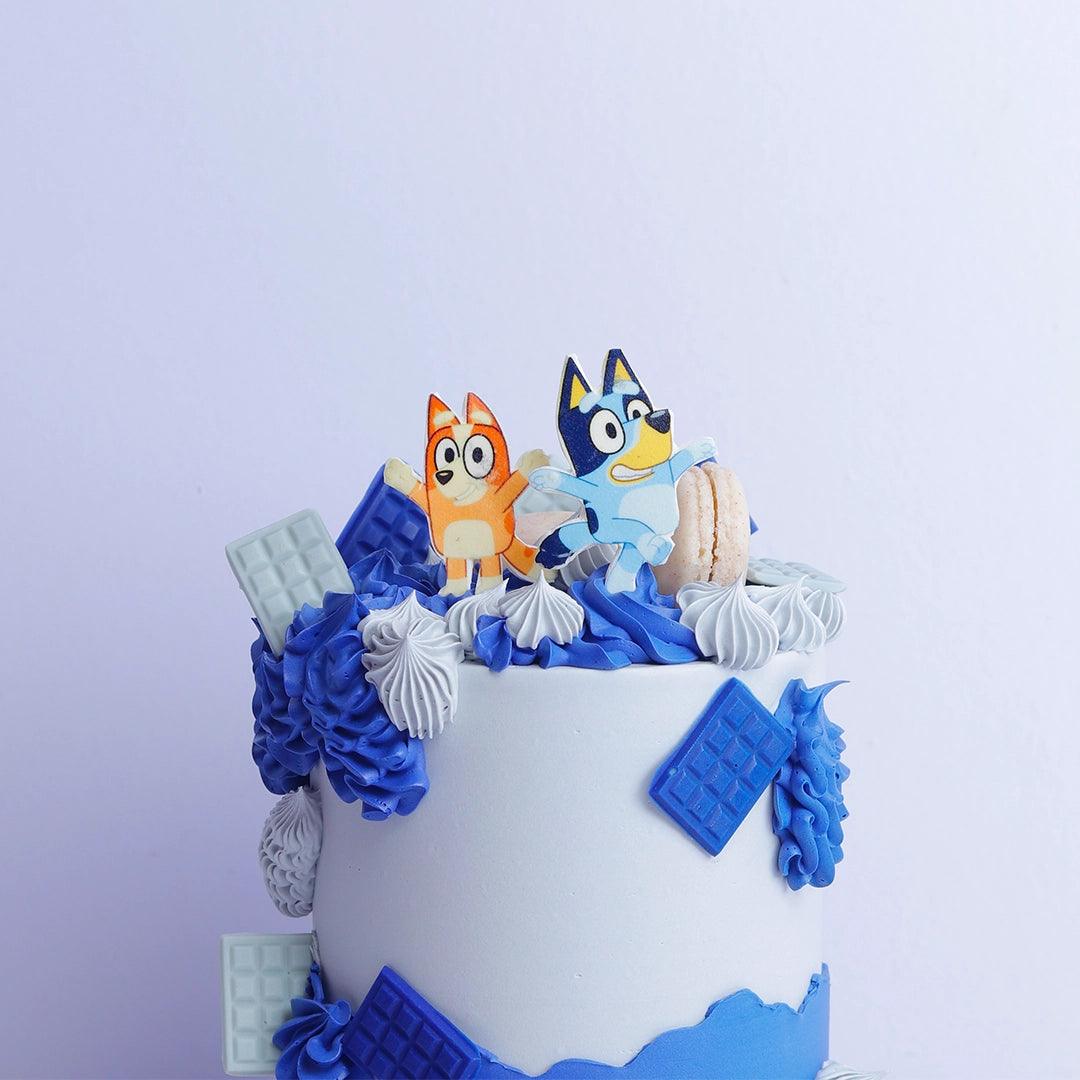 Bluey Theme Cake - Borsalle