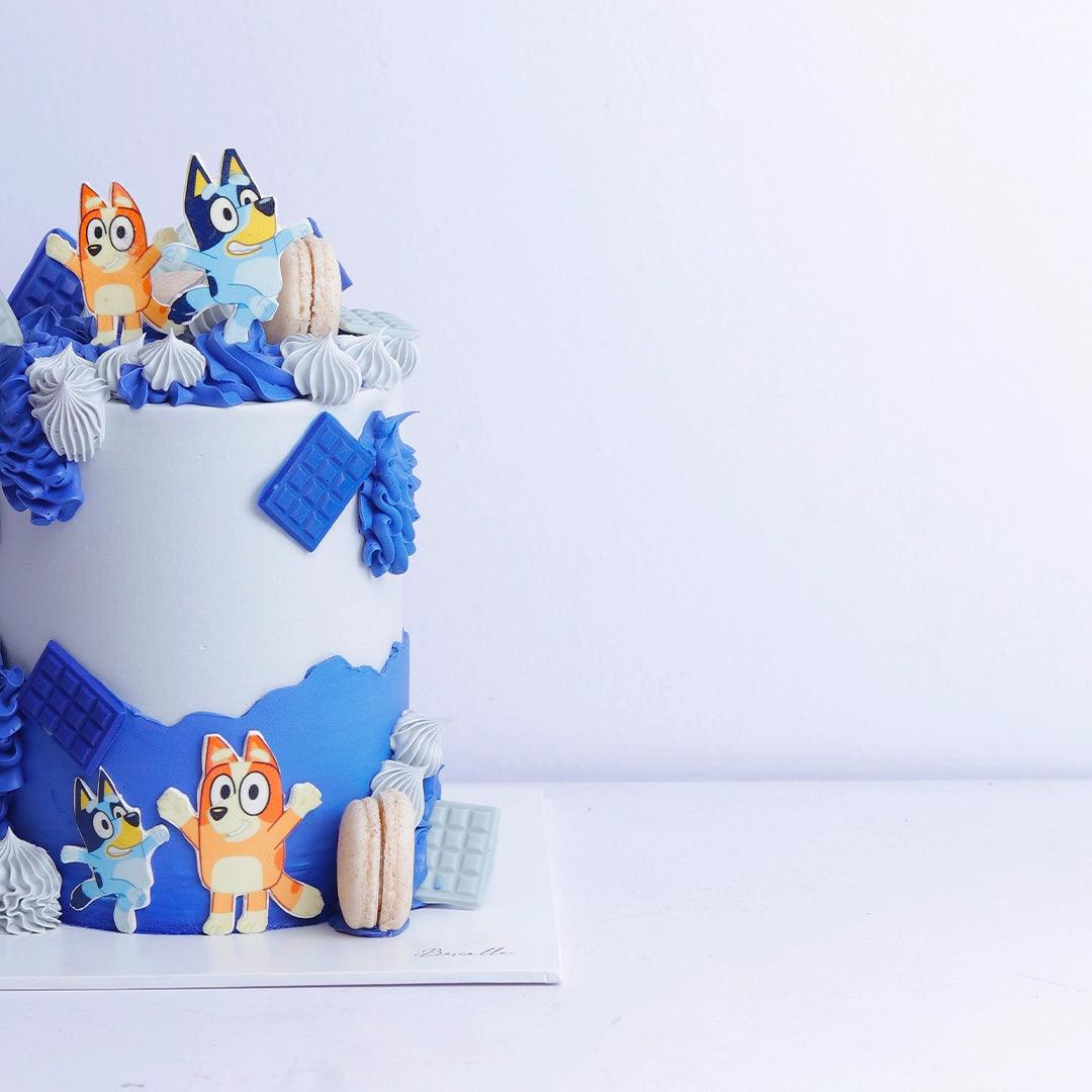 Bluey Theme Cake - Borsalle