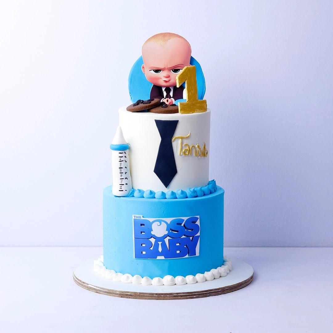 Boss Baby two-tier cake - Borsalle