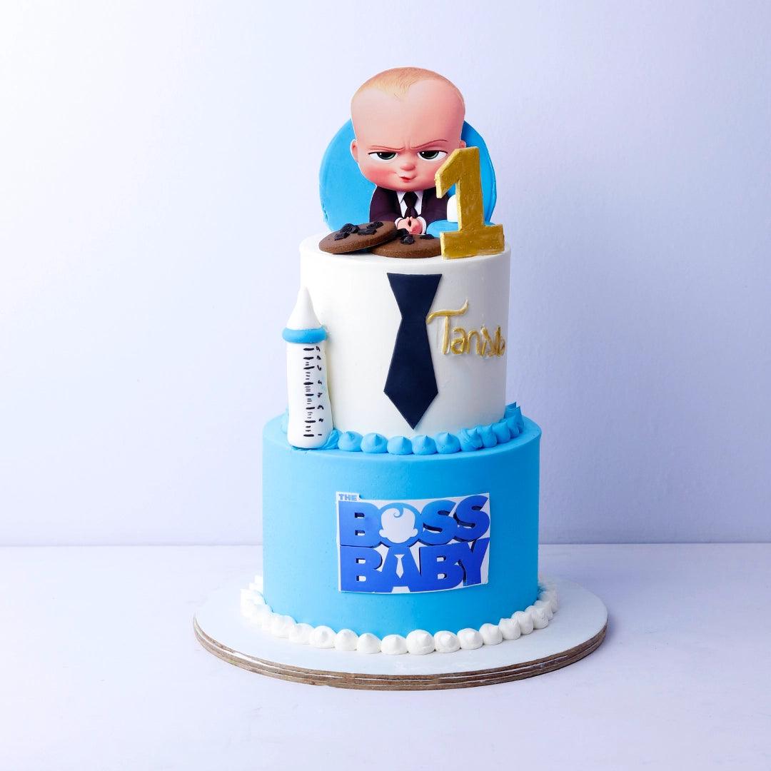 Boss Baby two-tier cake - Borsalle