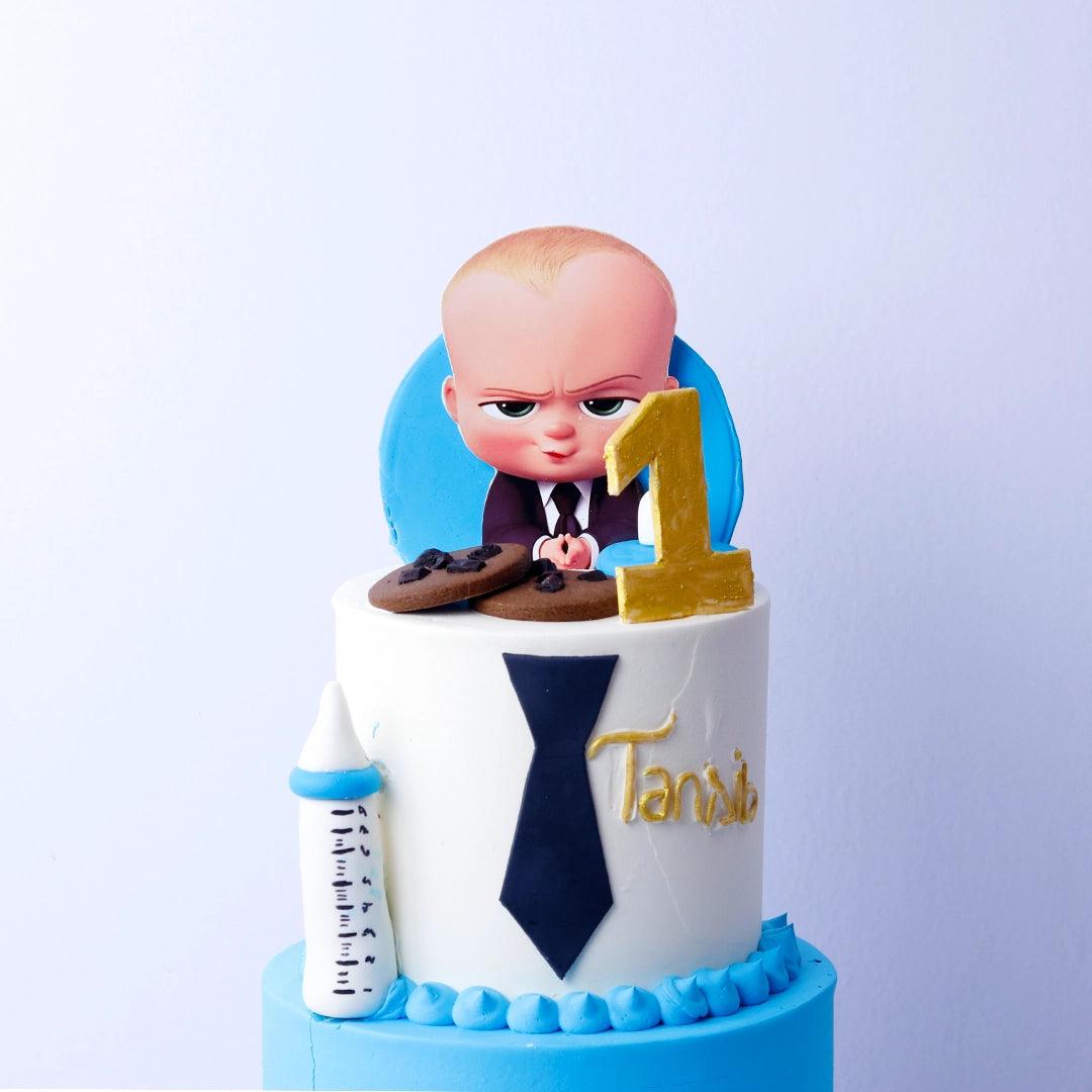 Boss Baby two-tier cake - Borsalle