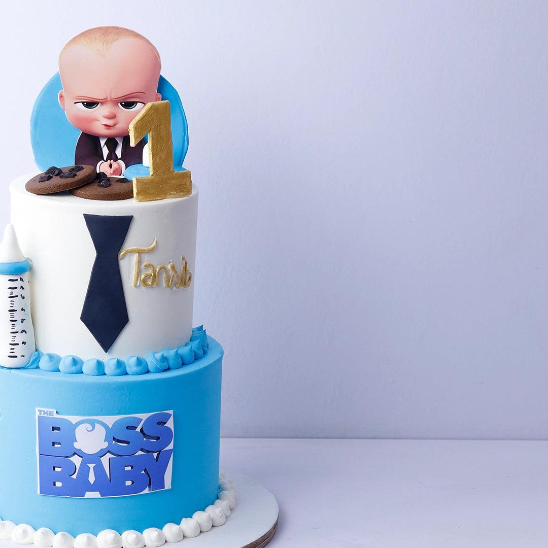 Boss Baby two-tier cake - Borsalle