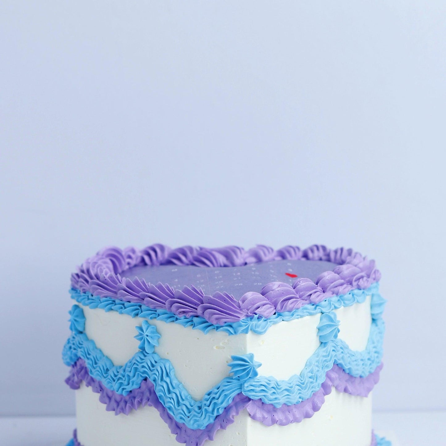 Burn Away Blue Heart Cake - Borsalle