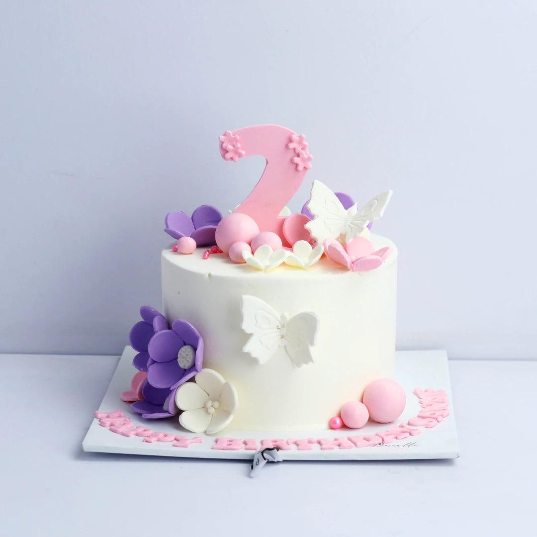 Butterfly Bloom Cake - Borsalle